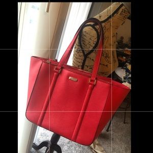 Red Kate spade ♠️ tote bag